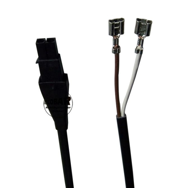 Steckverbinder Versorgungsleitung 2 polig Kabel mit 2 polig Steckverbinder  61-0828-027  404536 <P> </P>