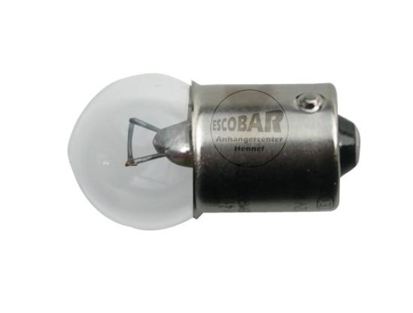 Glühbirne Kugellampe / Signallampe 12 V 5 W weiß