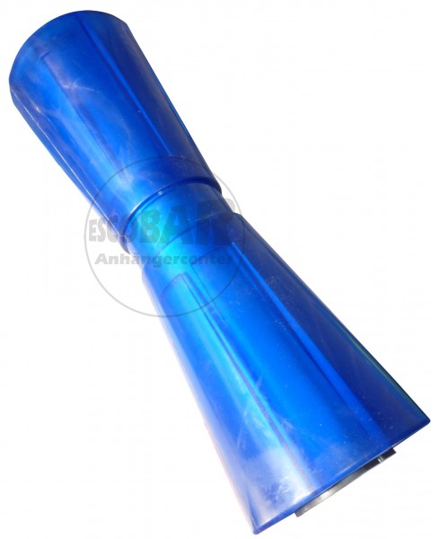 Kielrolle, Blau, aus Polyvinyl 133 x 90 mm, Bohrung 17 mm