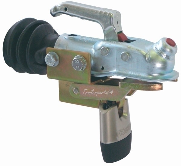 SCM geprüfte Diebstahlsicherung  von DoubleLock : Fixed Lock für  gebremste Anhänger mit <BR>Zugkugelkupplung AL-KO Ø 50 mm ( AK300 )