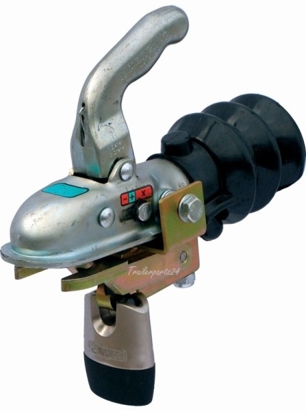 DoubleLock Fixed Lock für ungebremste anhänger mit Zugkugelkupplung 60 mm  rund und eckig