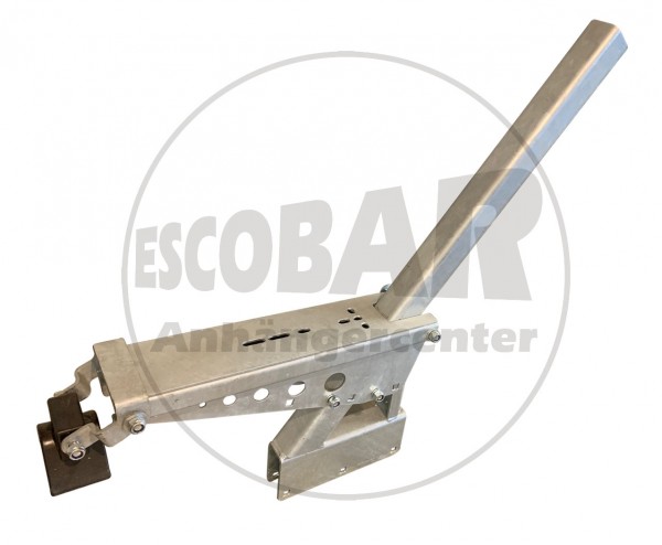 Bootstrailer-Windenstand / Halterung für Seilwinde zu Längs-Traverse : 40 x 80 mm